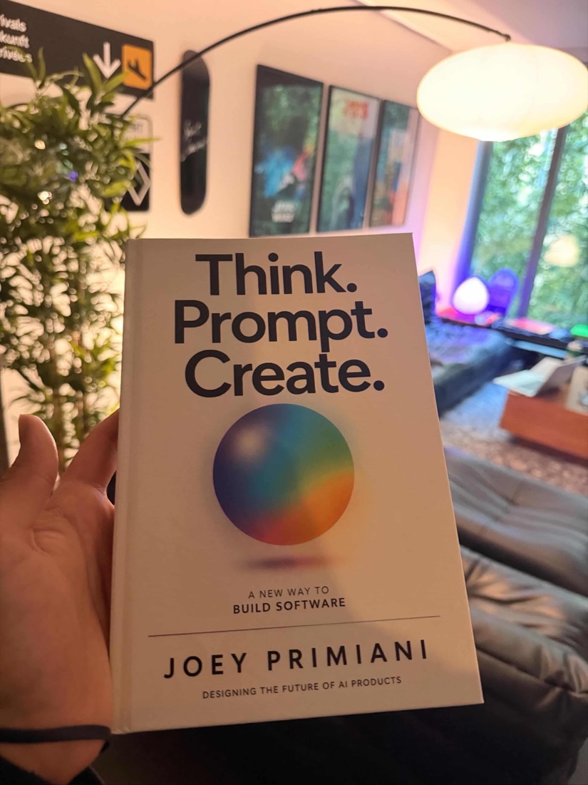 Reader with the book